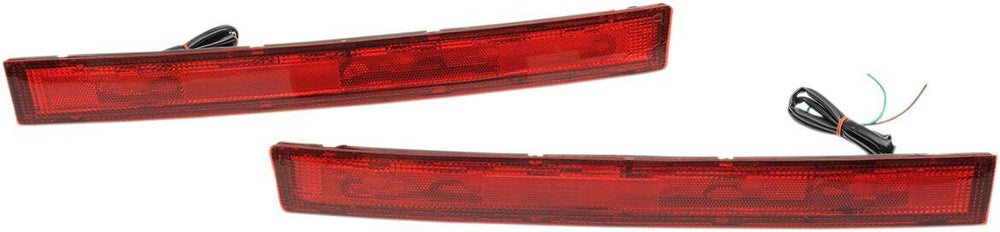 Parts Unlimited Saddlebag Side Light Set For Honda GL 1500 1988-1990 Red
