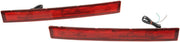 Parts Unlimited Saddlebag Side Light Set For Honda GL 1500 1988-1990 Red
