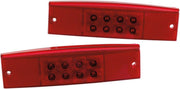 Moose Racing LED Taillights For Polaris Ranger 570 4X4 2014-2020 Red