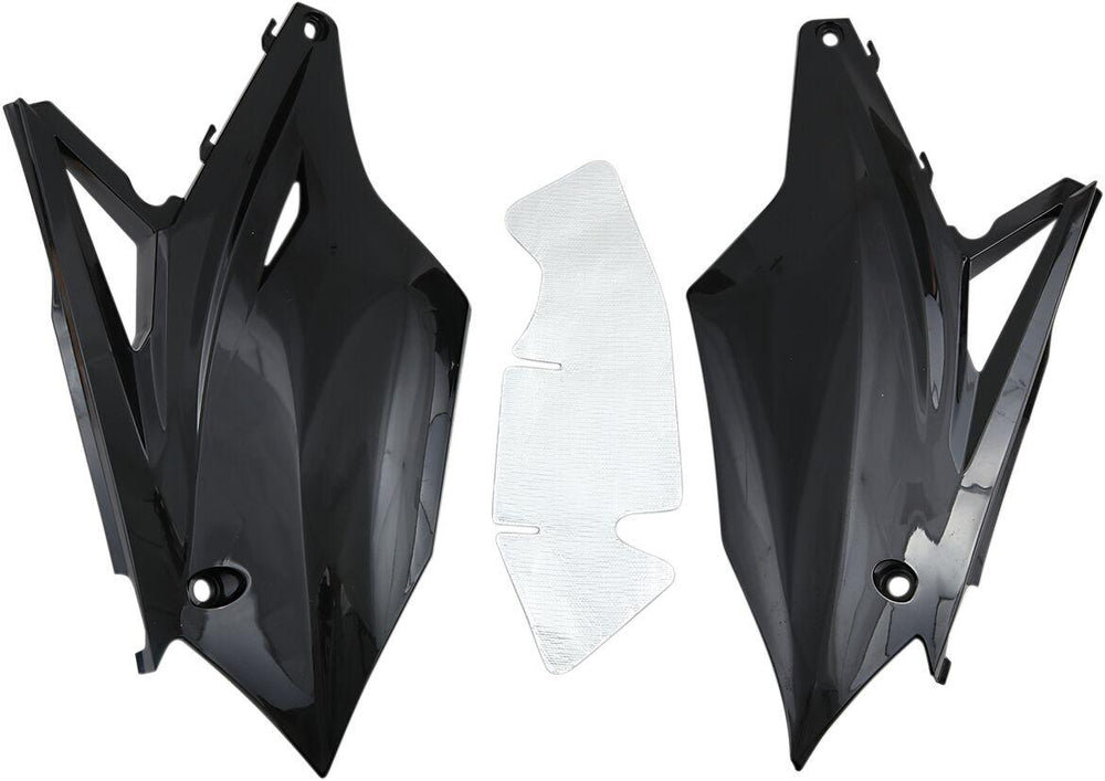 UFO Side Panels For Kawasaki KXF250 2017-2020 - Black