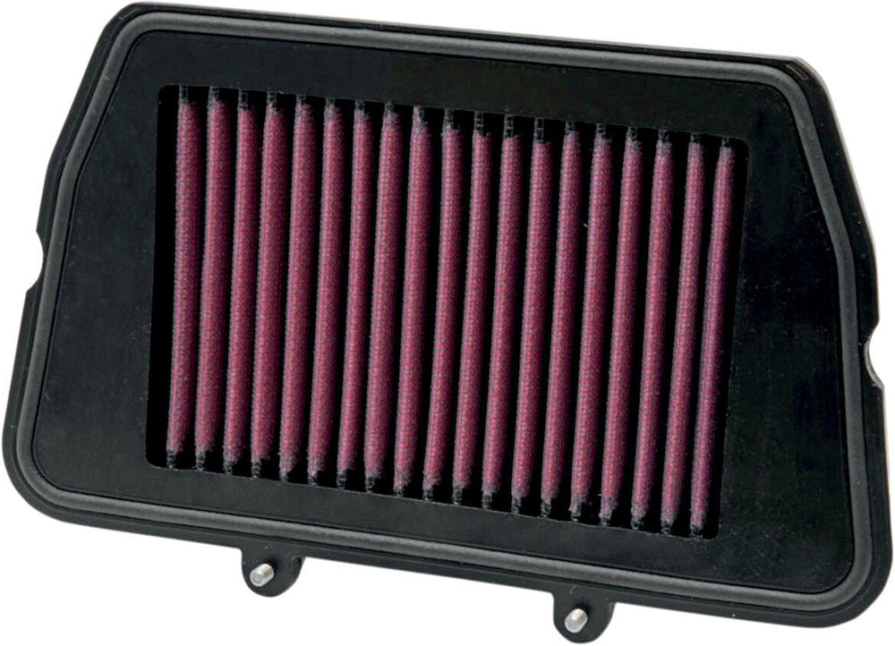 K&N High Flow Air Filter For Triumph Tiger 800 2011-2014 - Black Red