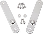 Drag Specialties Turn Signal Relocation Mounts For Harley Davidson FXDWG 1340 1993-1998 Front Chrome