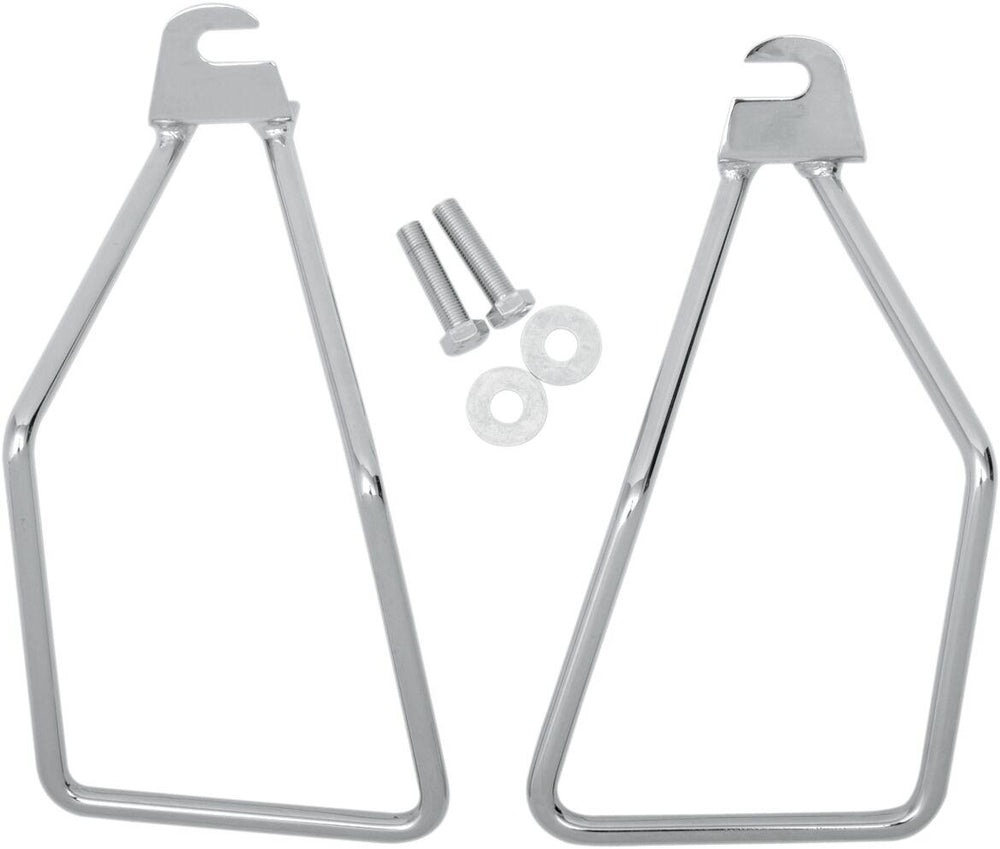 Drag Specialties  Saddlebag Support Brackets For Harley Davidson FLS 1690 2012-2013 - Chrome