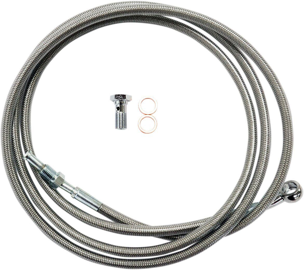 LA Choppers Clutch Hose Cable For Harley Davidson FLD 1690 ABS 2014 18-20 14FL - Clear