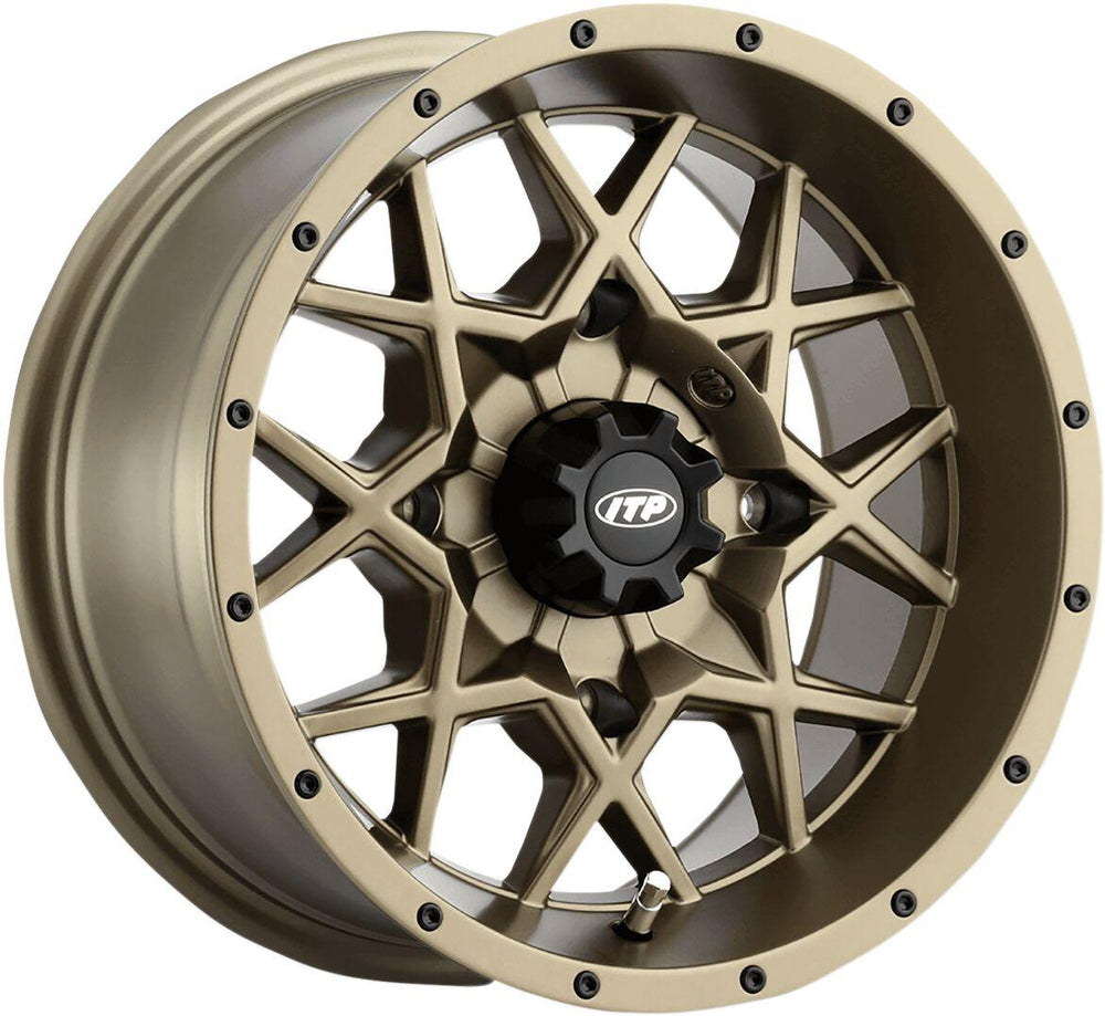 ITP Hurricane Wheel For Polaris ACE 500 4X4 2018-2019 Fits Front Or Rear 14x7" - Bronze