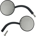 Biltwell Utility Mirrors Set With Perch Mount - Black