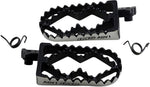 IMS Adventure Series Footpegs For Suzuki DL 1000 2007 - Black Silver