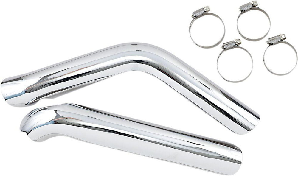 Drag Specialties Heat Shields For Harley Davidson FLHT 1340 1995-1996 - Chrome