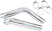 Drag Specialties Heat Shields For Harley Davidson FLHT 1340 1995-1996 - Chrome