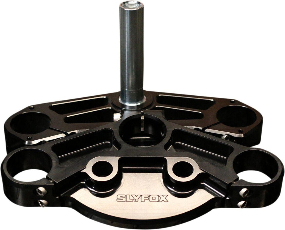 Slyfox Custom 49mm Triple Tree For Harley Davidson FLHR 1690 2014-2015 - Black