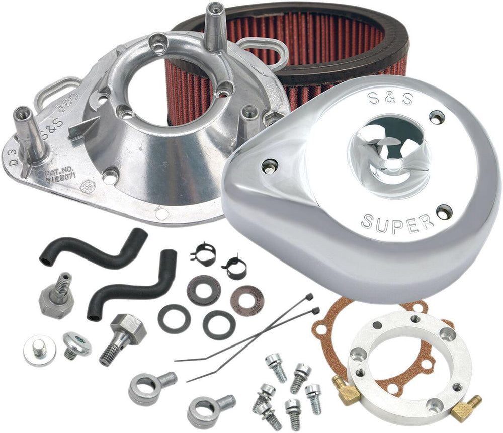 S&S Cycle Teardrop Air Cleaner For Harley Davidson FLD 1690 2012-2013 - Chrome