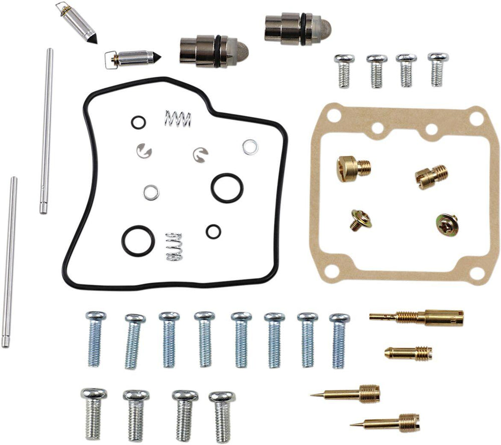 Parts Unlimited Carburettor Repair Kit For Suzuki VZ 800 1997-2003 - Black Gold Silver