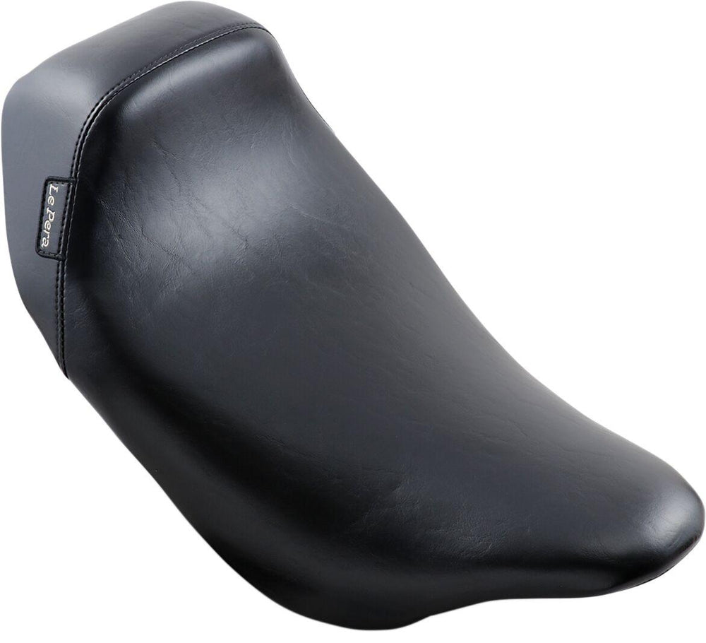 LE Pera Bare Bones Solo Seat For Harley Davidson FLHR 1584 2008-2011 Smooth - Black