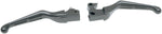 Drag Specialties Slotted Wide Blade Lever Set For Harley Davidson XL 1200 C 2004-2013 - Black