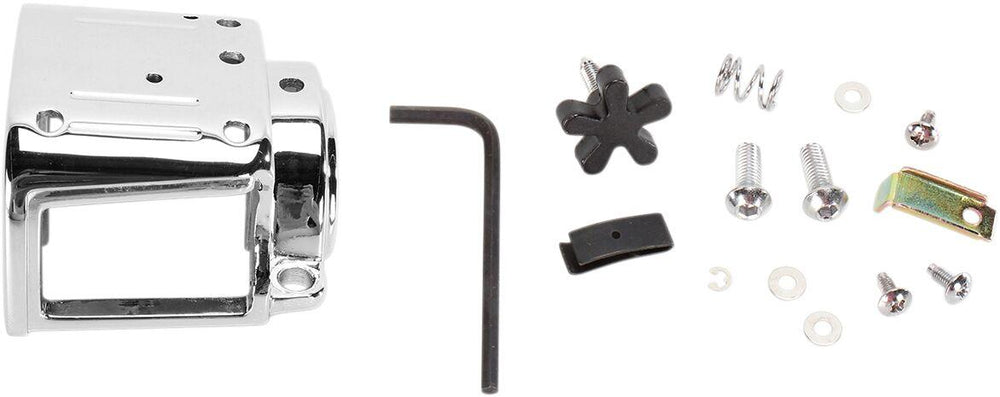Drag Specialties Handlebar Switch Housing Kit For Harley Davidson FLH 1340 1982-1984 - Chrome