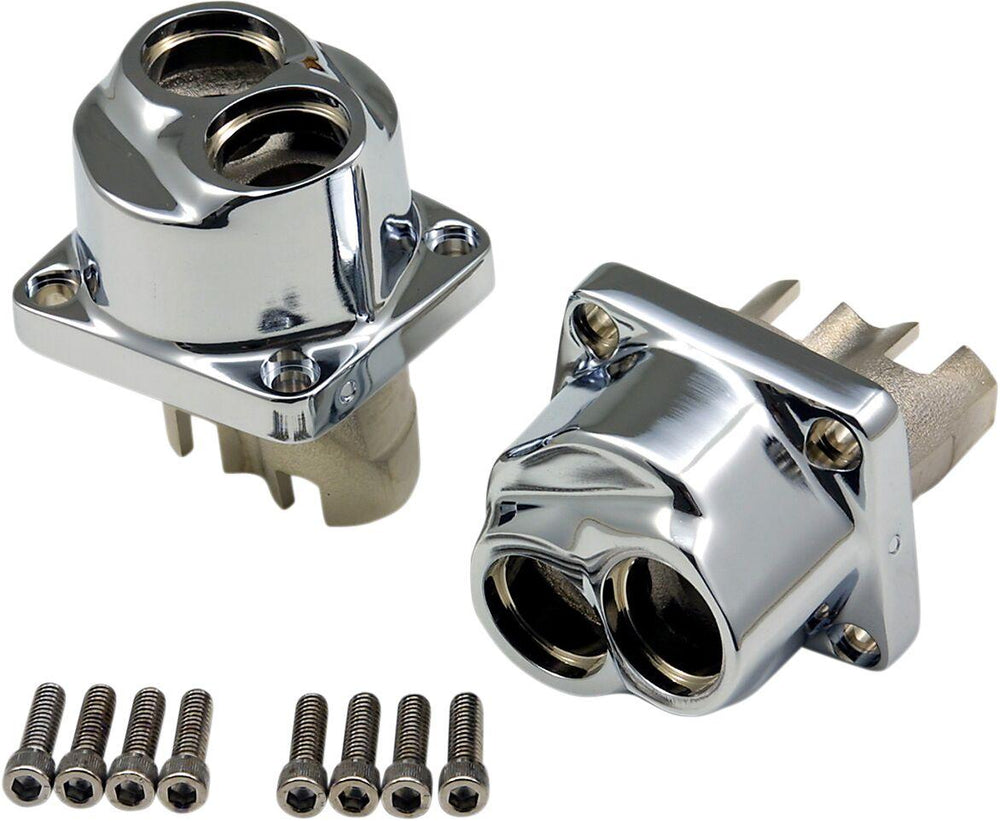 Drag Specialties Lifter Blocks For Harley Davidson FLH 1340 1984 - Polished Chrome