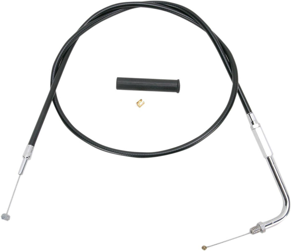 Drag Specialties Vinyl Throttle Cable For Harley Davidson FL 1200 1974-1977 76 cm (30") - Black
