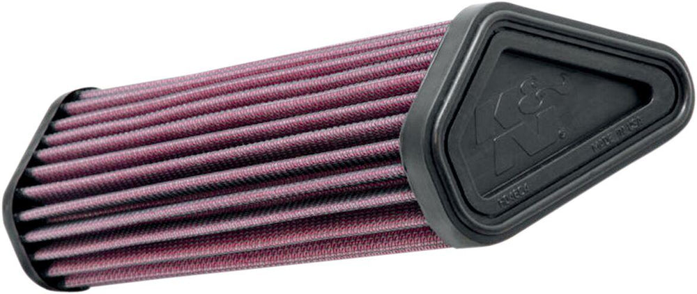 K&N High Flow Air Filter For Ducati MultiStrada 1200 2010-2012 - Black Red