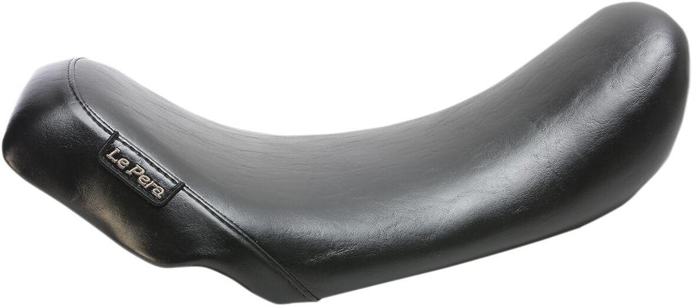 LE Pera Bare Bones Solo Seat For Harley Davidson FLD 1690 2012-2013 Smooth 10x17" - Black