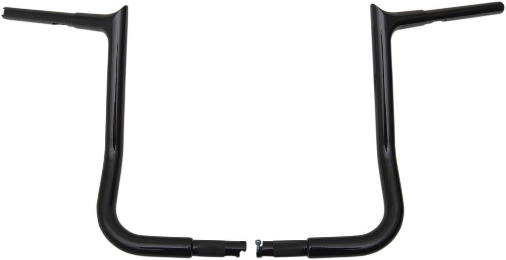 Fat Baggers Inc. 1-1 4" EZ Install Pointed Top Handlebar For Harley Davidson FLH 1868 2021 35.5 cm (14") - Black
