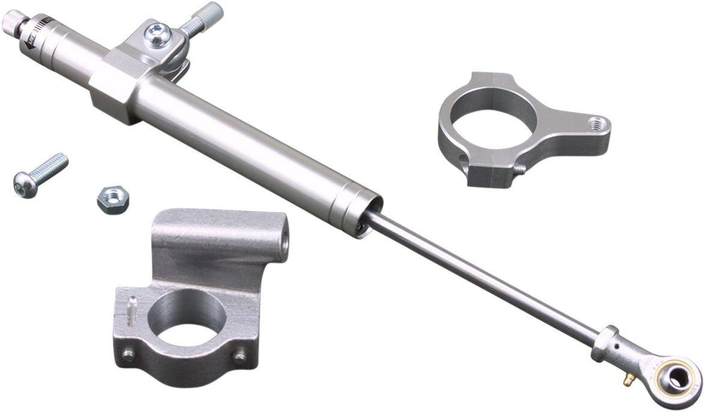 Drag Specialties Steering Damper Kit For Harley Davidson FXST 1340 1985-1999 - Chrome Satin