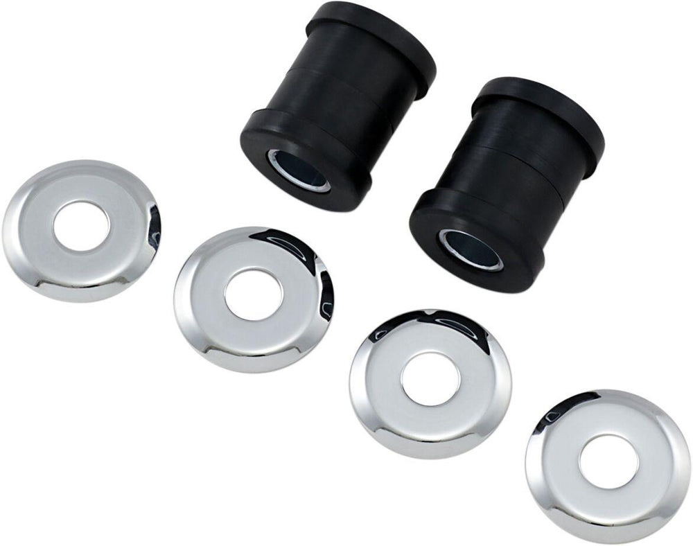 Drag Specialties Handlebar Damper Kit for Early Harley Davidson Models For Harley Davidson FXR1340 II 1984 - Black Chrome