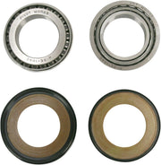 Pivot Works Steering Stem Bearing Kit For Honda CRF250R 2010-2014 - Black Chrome
