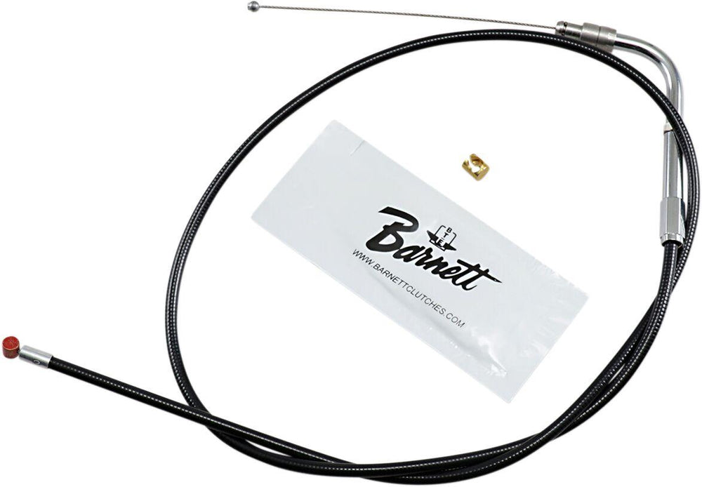 Barnett  Vinyl Throttle Idle Cable For Harley Davidson FLSTC1340 1996-1999 81.5 cm (32") - Black