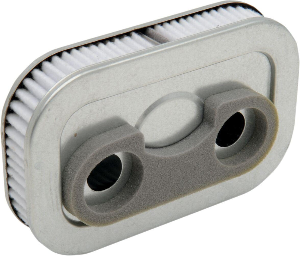 Drag Specialties Replacement Air Filter For Harley Davidson XL 1200 C 1996-2003 - Silver White