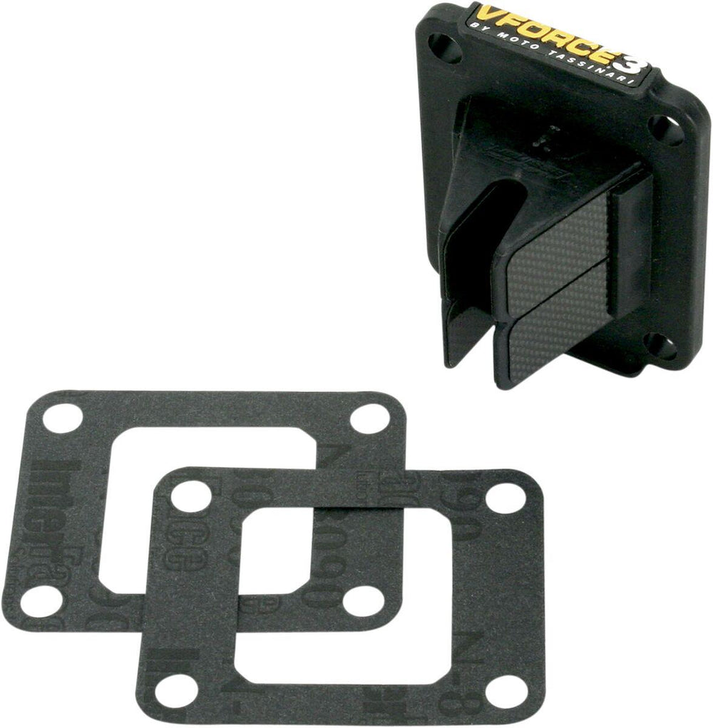 Moto Tassinari V-Force 3 Reed Valve Set For Kawasaki KX 60 A 1984-1985 - Black