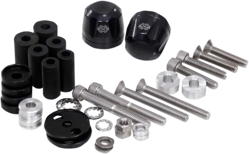 Gilles Bar-End Weights For Ducati 1098 2007-2008 - Universal - Black