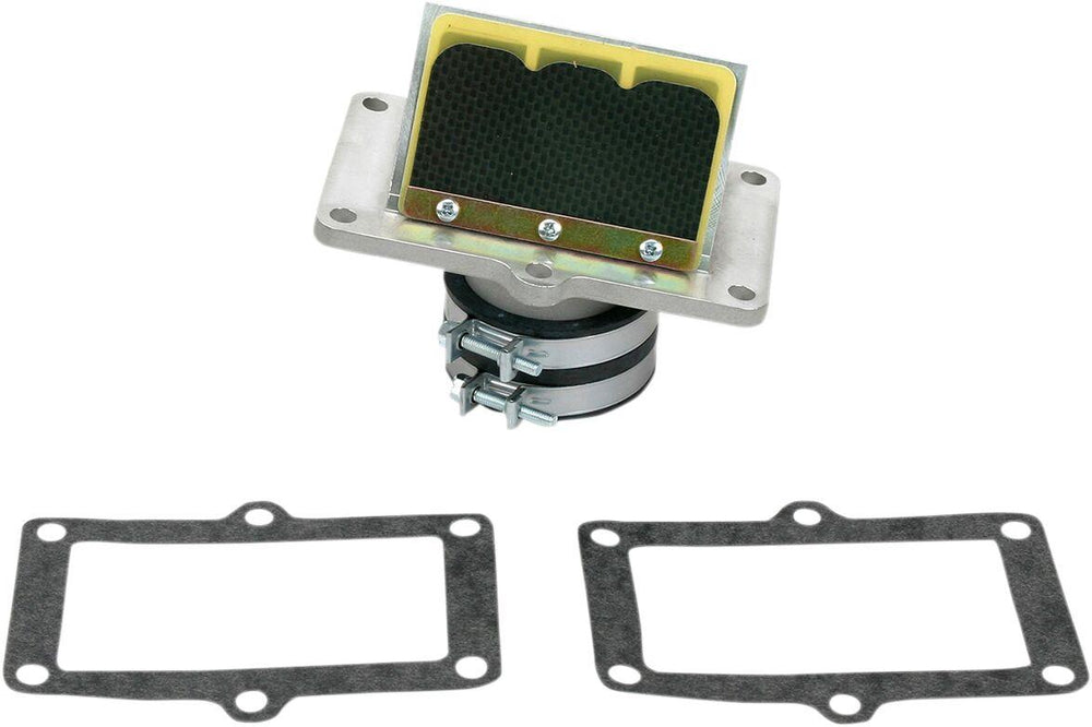 Boyesen Rad Valve Reed Cage Assembly For KTM EGS 350 1988-1990 - Black/Silver