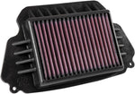 K&N High Flow Air Filter For Honda CB 650 F 2014-2018 - Black Red