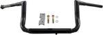 LA Choppers 1-1/2" Grande Twin Peaks Touring Handlebar For Harley Davidson FLHT 1750 ABS 2019-2022 25.5 cm (10") - Black