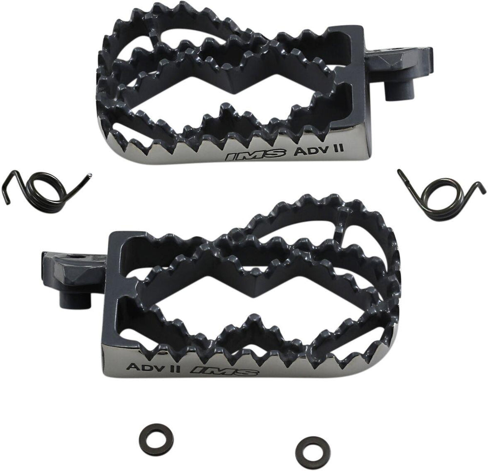 IMS Adventure Series Footpegs For BMW R 1100 GS 1993-1999 - Black Silver