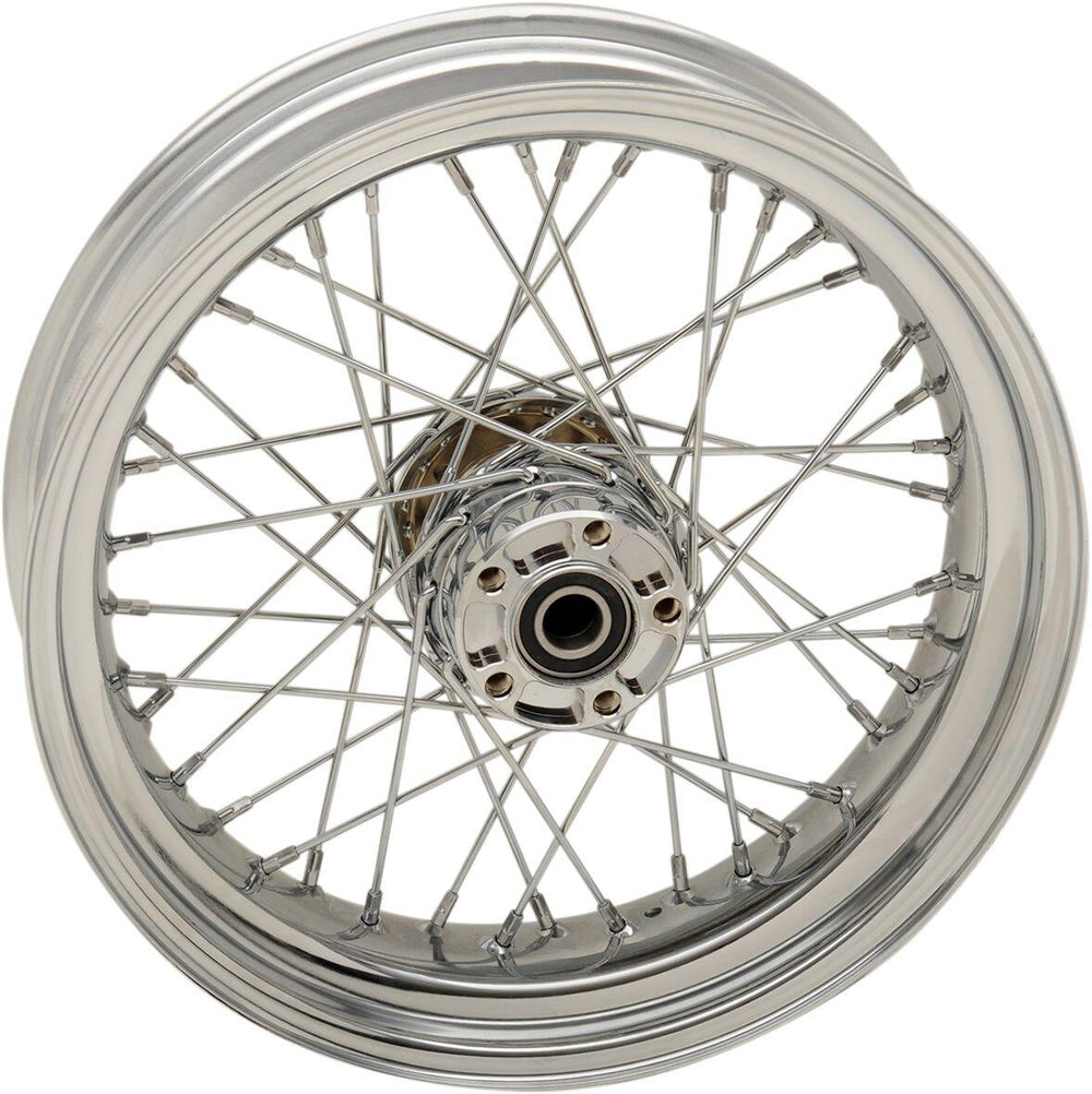 Drag Specialties Laced Wheel For Harley Davidson FLD 1690 2012-2013 17x4.5 Rear - Chrome Silver