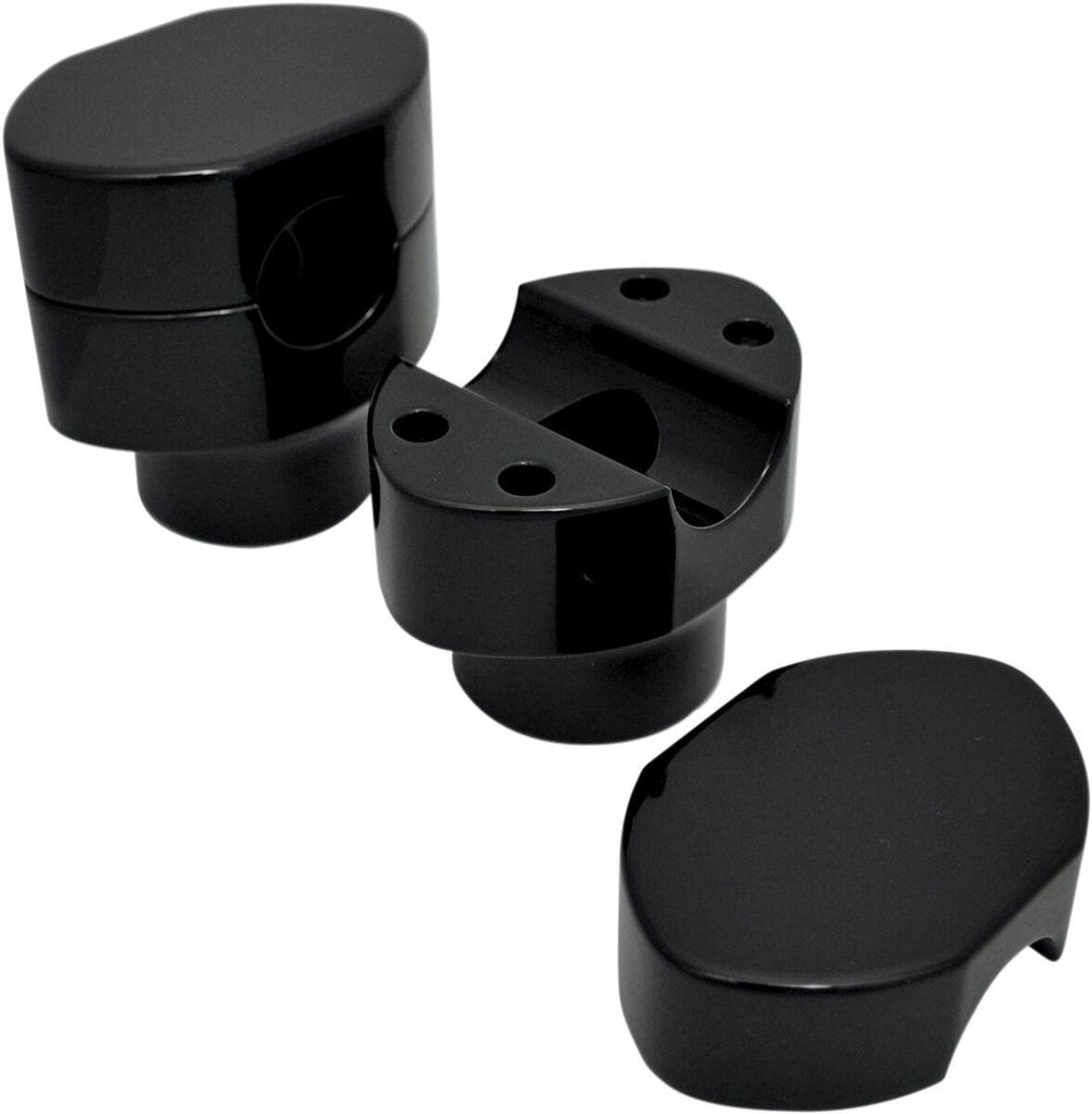 LA Choppers Springer Handlebar Riser Kit For Harley Davidson FLSTS 1340 1997-1999 38.1 mm (1-1/2") - Black