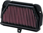 K&N High Flow Air Filter For Aprilia RSV4 1000 2009-2013 - Black Red