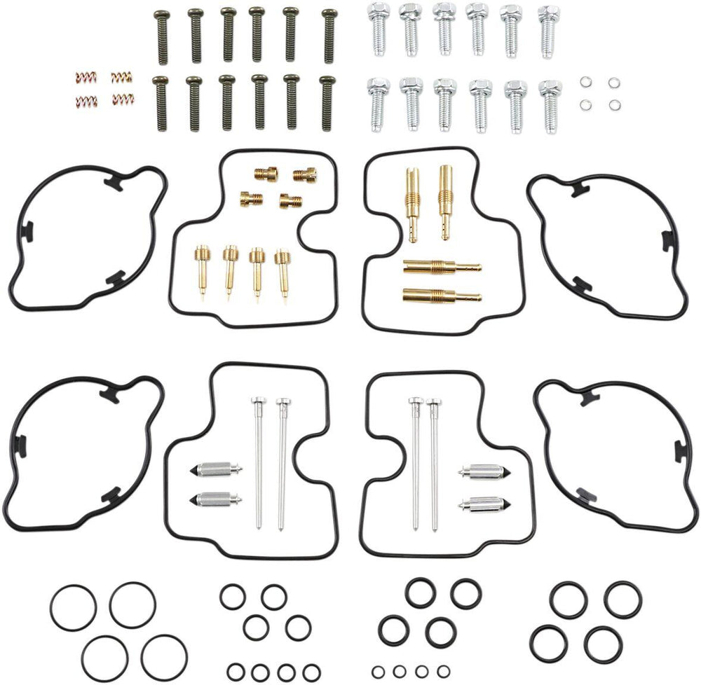 Parts Unlimited Carburettor Repair Kit For Honda VF 750 C 1994-2002 - Black Gold Silver