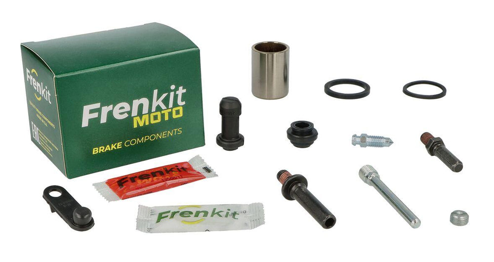 Frenkit Superkit Caliper Repair Kit For Honda NH 50 MS 1988-1992 Front Left - Aluminum/Black/Stainless Steel