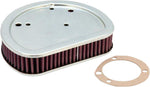 K&N High Flow Air Filter For Harley Davidson FLS 1690 2012-2015 - Red Silver