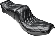 LE Pera Series II Regal 2 Up Seat For Harley Davidson FL 1200 1964-1977 - Black