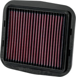 K&N High Flow Air Filter For Ducati Diavel 1260 2019-2022 - Black Red