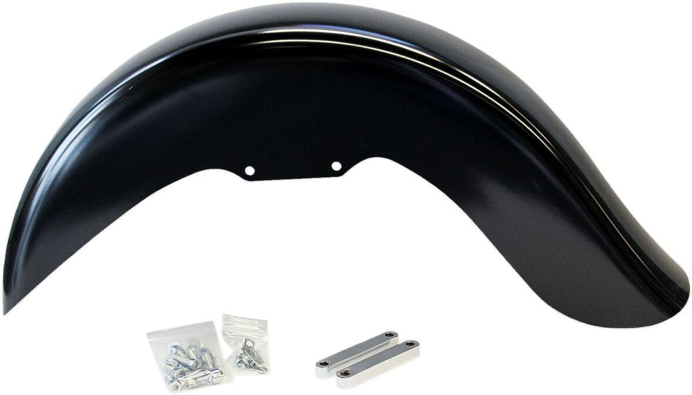 Klock Werks Front Fender For Indian Chief 111 2014-2020 40.6 cm (16")/43.2 cm (17")/45.7 cm (18")/48.3 cm (19") - Black/E-Coating