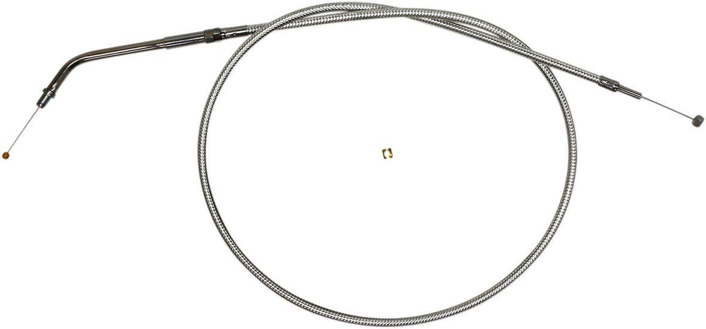 Magnum Shielding Sterling Chromite II Throttle Cable For Harley Davidson FLD 1690 2012-2013 126 cm (49-5 8") - Chrome Clear-Coated