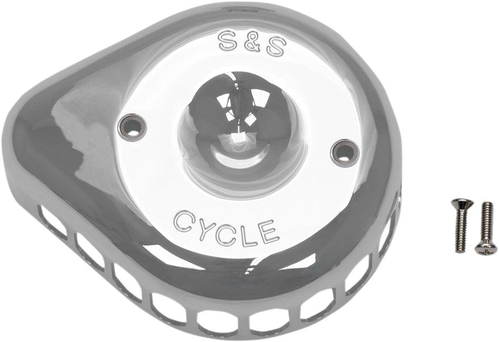 S&S Cycle Mini Teardrop Stealth Air Cleaner Cover For Harley Davidson FLDE 1750 2019-2020 - Chrome