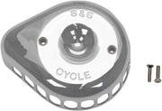 S&S Cycle Mini Teardrop Stealth Air Cleaner Cover For Harley Davidson FLDE 1750 2019-2020 - Chrome
