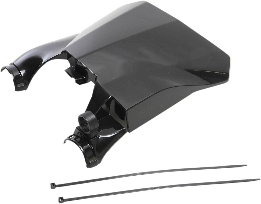 UFO Stadium Front Number Board With Fork Guards For Honda CRF250R 2018-2021 - Black