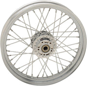 Drag Specialties Laced Wheel For Harley Davidson FXD 1584 19x2.5 Front - Chrome Silver