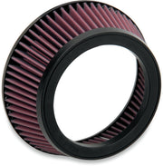 LA Choppers Replacement Air Filter for La Choppers/Affliction Air Cleaners For Harley Davidson FLH 1200 1955-1980 - Black/Red